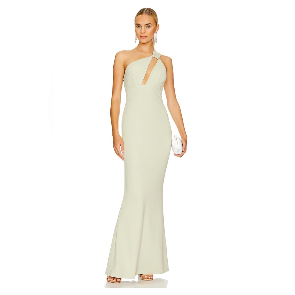 REVOLVE Katie May Edgy Dress in Sage